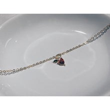 Load image into Gallery viewer, Just Fruity Gold Crystal Anklet and Huggie Set
