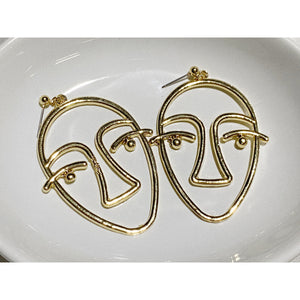 Kitara Gold Dangle Earrings