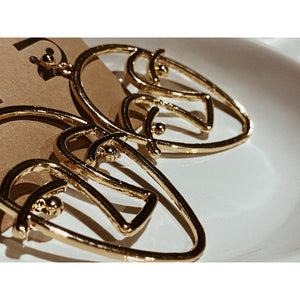 Kitara Gold Dangle Earrings