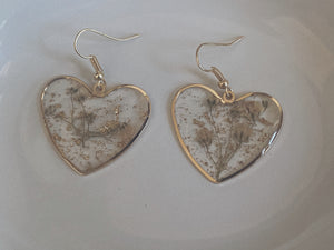 Floral Heart Earrings